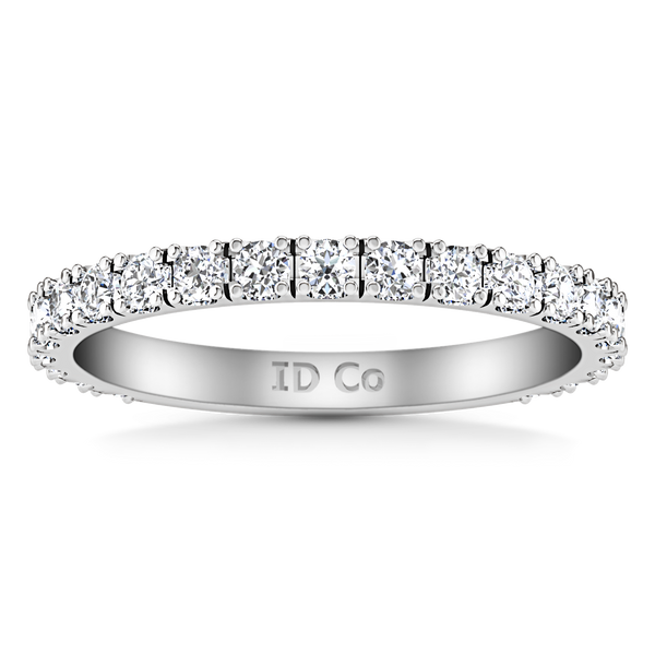 Diamond Wedding Band Irina 0.35 Cts 14K White Gold