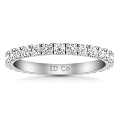 Diamond Wedding Band Irina 0.35 Cts 14K White Gold