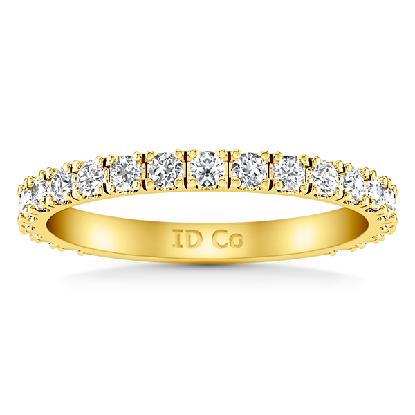 Diamond Wedding Band Irina 0.35 Cts 14K Yellow Gold