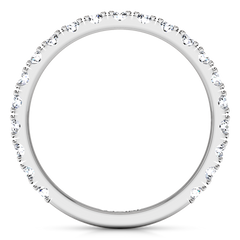 Diamond Wedding Band Irina 0.35 Cts 14K White Gold