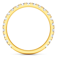 Diamond Wedding Band Irina 0.35 Cts 14K Yellow Gold