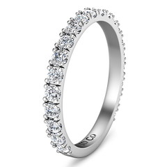 Diamond Wedding Band Irina 0.35 Cts 14K White Gold