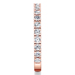 Diamond Wedding Band Irina 0.35 Cts 14K Rose Gold