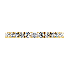 Diamond Wedding Band Irina 0.35 Cts 14K Yellow Gold
