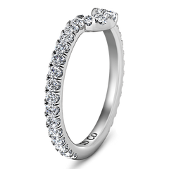 Diamond Wedding Band Elsa 0.58 Cts 14K White Gold