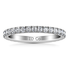 Diamond Wedding Band Clayton 0.55 Cts 14K White Gold