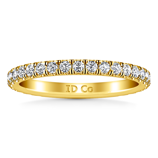 Diamond Wedding Band Clayton 0.55 Cts 14K Yellow Gold