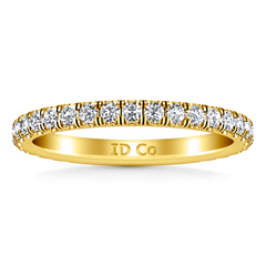 Diamond Wedding Band Clayton 0.55 Cts 14K Yellow Gold