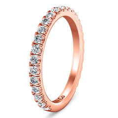 Diamond Wedding Band Clayton 0.55 Cts 14K Rose Gold