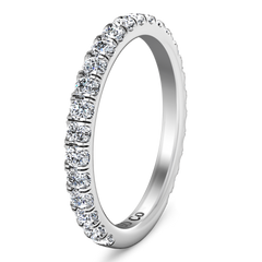 Diamond Wedding Band Clayton 0.55 Cts 14K White Gold