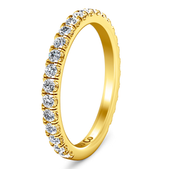 Diamond Wedding Band Clayton 0.55 Cts 14K Yellow Gold