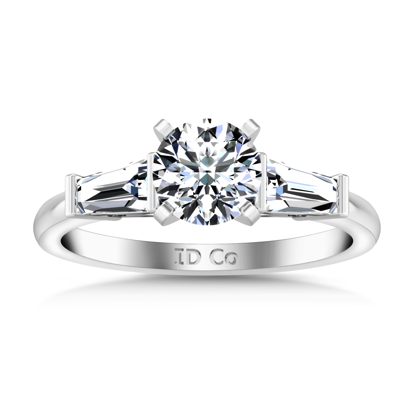 Three on sale prong ring