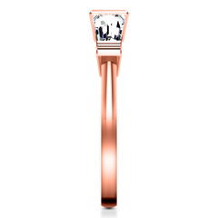 Diamond Wedding Band Structural Tapered Baguette 0.24 Cts 14K Rose Gold