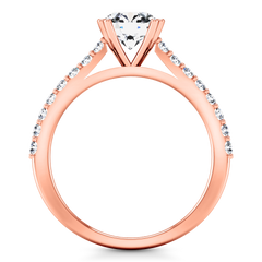 Pave Engagement Ring Legacy 14K Rose Gold