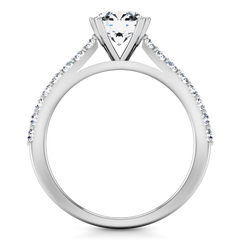 Pave Engagement Ring Legacy 14K White Gold