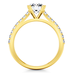 Pave Engagement Ring Legacy 14K Yellow Gold