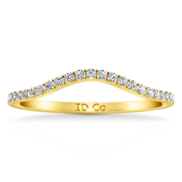 Diamond Wedding Band Legacy 0.28 Cts 14K Yellow Gold