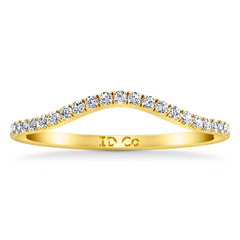 Diamond Wedding Band Legacy 0.28 Cts 14K Yellow Gold