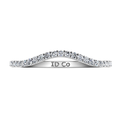 Diamond Wedding Band Legacy 0.28 Cts 14K White Gold