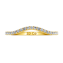 Diamond Wedding Band Legacy 0.28 Cts 14K Yellow Gold