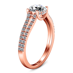 Pave Engagement Ring Dream 14K Rose Gold
