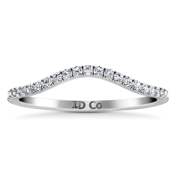 Diamond Wedding Band Dream 0.24 Cts 14K White Gold