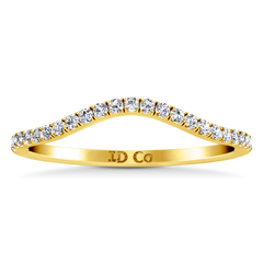 Diamond Wedding Band Dream 0.24 Cts 14K Yellow Gold