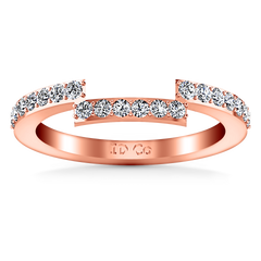 Diamond Wedding Band Michelle 0.42 Cts 14K Rose Gold