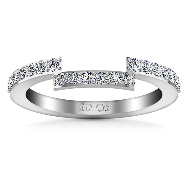 Diamond Wedding Band Michelle 0.42 Cts 14K White Gold