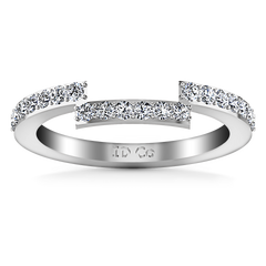 Diamond Wedding Band Michelle 0.42 Cts 14K White Gold