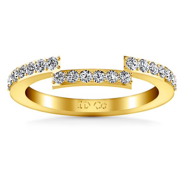 Diamond Wedding Band Michelle 0.42 Cts 14K Yellow Gold