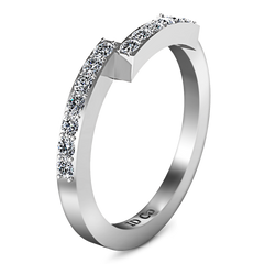 Diamond Wedding Band Michelle 0.42 Cts 14K White Gold