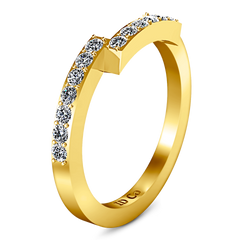 Diamond Wedding Band Michelle 0.42 Cts 14K Yellow Gold