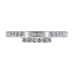 Diamond Wedding Band Michelle 0.42 Cts 14K White Gold