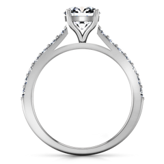 Pave Engagement Ring Harmoney 14K White Gold