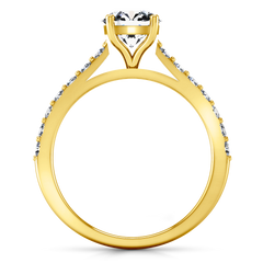 Pave Engagement Ring Harmoney 14K Yellow Gold