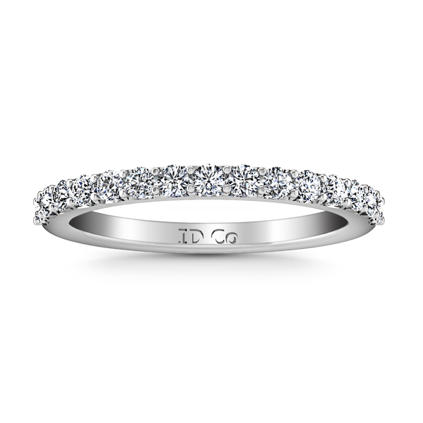 Diamond Wedding Band Harmoney 0.32 Cts 14K White Gold