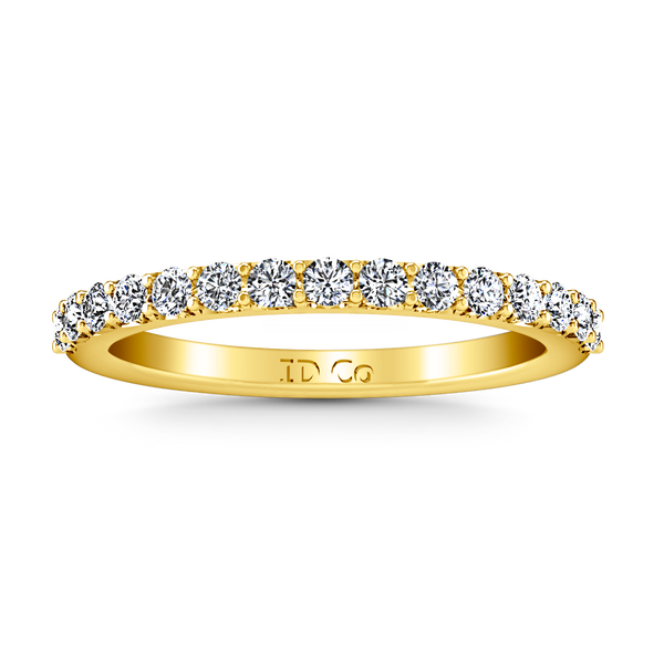 Diamond Wedding Band Harmoney 0.32 Cts 14K Yellow Gold