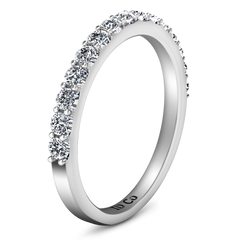 Diamond Wedding Band Harmoney 0.32 Cts 14K White Gold