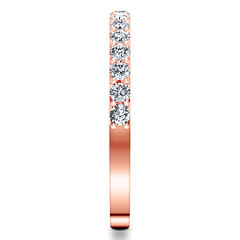 Diamond Wedding Band Harmoney 0.32 Cts 14K Rose Gold