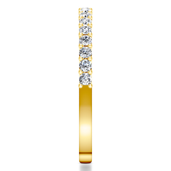 Diamond Wedding Band Fantasia 0.17 Cts 14K Yellow Gold