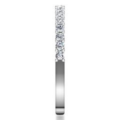 Diamond Wedding Band Fantasia 0.17 Cts 14K White Gold