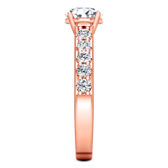 Pave Engagement Ring Allure 14K Rose Gold