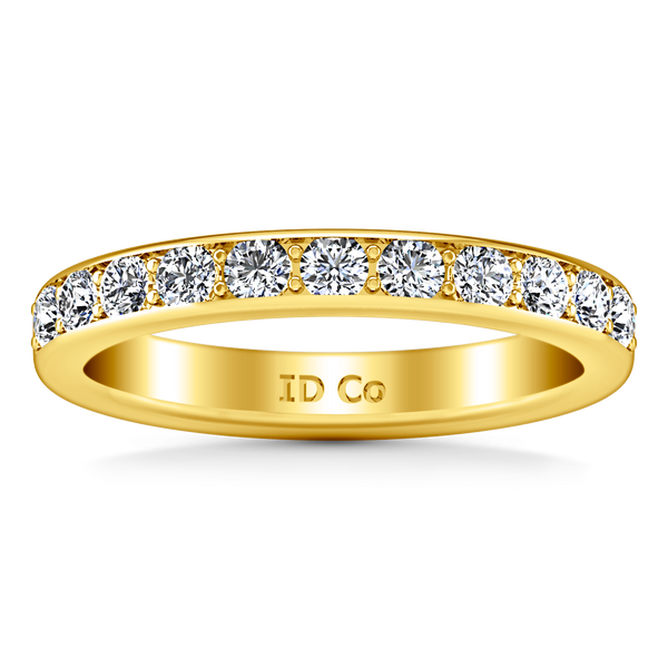 Diamond Wedding Band Allure 0.21 Cts 14K Yellow Gold
