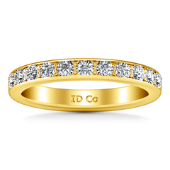 Diamond Wedding Band Allure 0.21 Cts 14K Yellow Gold