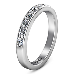 Diamond Wedding Band Allure 0.21 Cts 14K White Gold