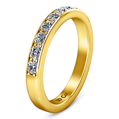 Diamond Wedding Band Allure 0.21 Cts 14K Yellow Gold