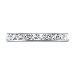 Diamond Wedding Band Allure 0.21 Cts 14K White Gold