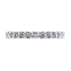 Diamond Wedding Band Grande 0.66 Cts 14K White Gold