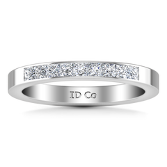 Diamond Wedding Band Rebecca 0.26 Cts 14K White Gold